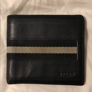 Bally men’s wallet.  Black